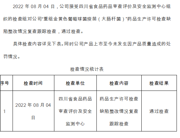 检查处罚情况8